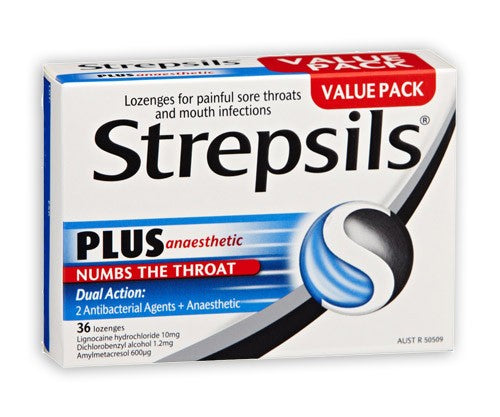 Strepsils Plus Anaesthetic Lozenges 36