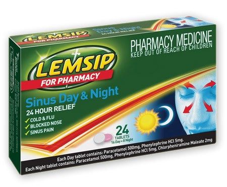 Lemsip PS Cold & Flu Day & Night Tablets 24