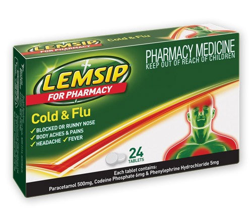 Lemsip PS Cold & Flu Tablets 24