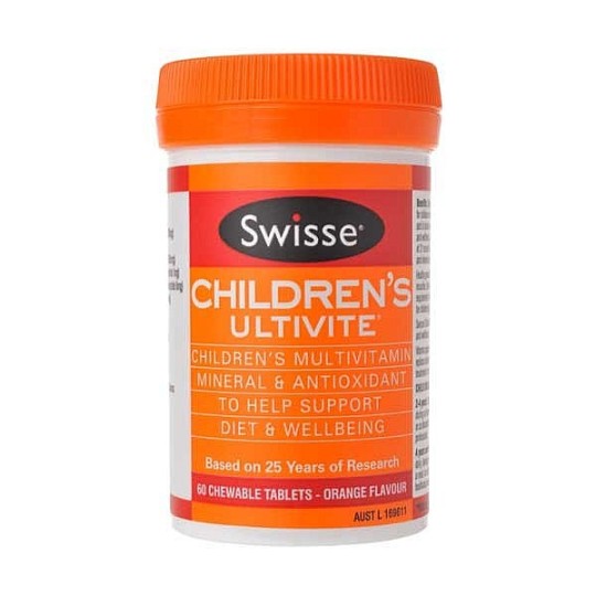 Swisse Childrens Ultivite Formula 1 Tablets 60