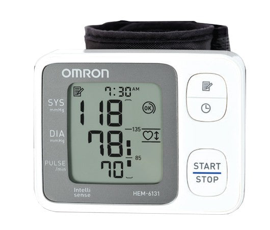 Omron Blood Pressure Monitor Deluxe Wrist HEM6131
