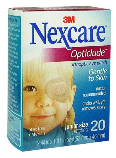Nexcare Opticlude Junior Eye Patches 20
