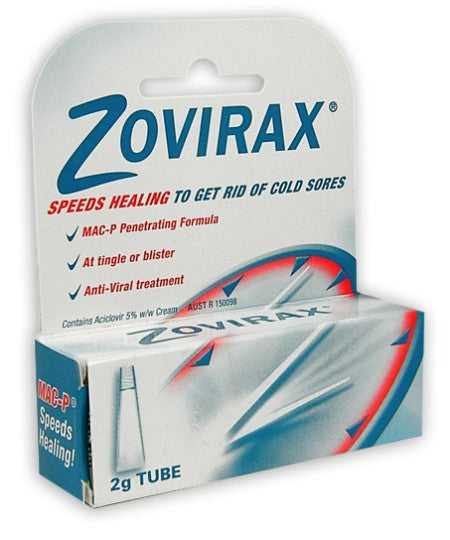 Zovirax 5% Cream 2g Tube
