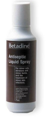 Betadine Antiseptic Spray 75ml