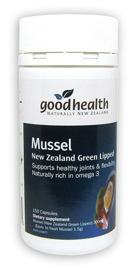 Good Health NZ Green Lipped Mussel 300mg Capsules 150