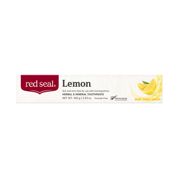 Red Seal Lemon SLS free Toothpaste 100g - Health Chemist NZ