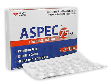 Aspec 75mg Tablets 30