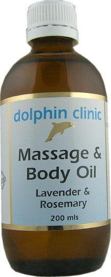 Dolphin Lavender and Rosemary Massage and Body Oil 200ml