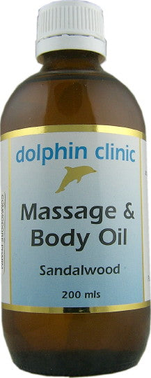 Dolphin Sandalwood Massage & Body Oil 200ml