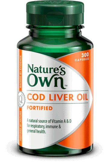 Natures Own Cod Liver Oil Capsules 100