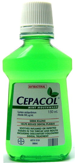Cepacol Mint Mouthwash 150ml