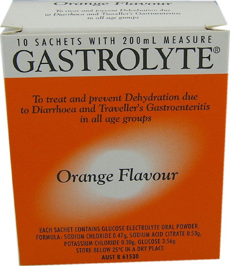 Gastrolyte Orange Sachets (10)
