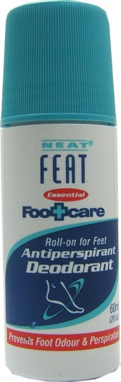 Neat Feet Roll-On For Feet Antiperspirant Deodorant 60ml - Health ...