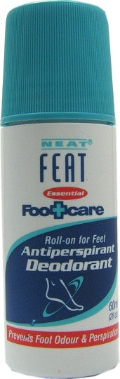 Neat Feet Roll-On For Feet Antiperspirant Deodorant 60ml