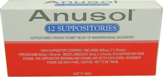 Anusol Suppositories (12)
