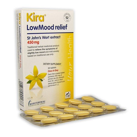 Kira Low Mood Relief 450mg Tablets 30