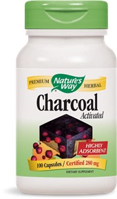 Natures Way Charcoal (Activated) Capsules 100