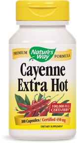 Natures Way Cayenne Extra Hot Capsules 100