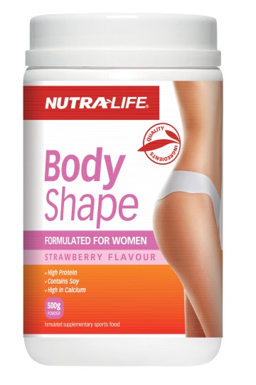 Nutralife Bodyshape Womens Toning Formula 500g Strawberry