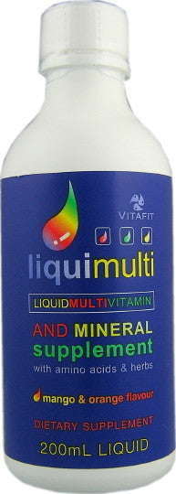 Vita-Fit Liquimulti Vitamin & Mineral Supplement 200ml