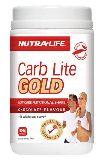 Nutralife Carb-Lite Low Carb Protein Shake Powder Chocolate 500g
