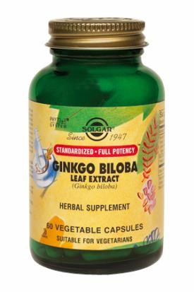 Solgar Ginkgo Biloba Leaf Extract Vegetable Capsules 60