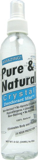 Pure and natural Crystal Deodorant Mist 240ml