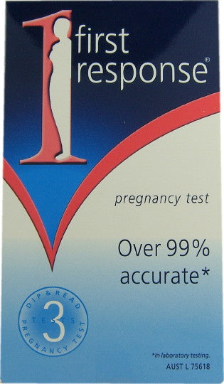 First Response Pregnancy Test - 3 Tests