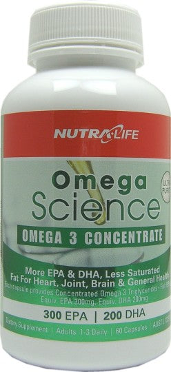 Nutralife Omega Science Omega 3 Capsules 60