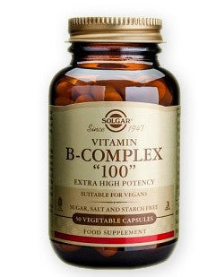 Solgar Vitamin B-Complex "100" Vegecaps 50