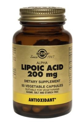Solgar Alpha Lipoic Acid 200mg VegeCaps 50