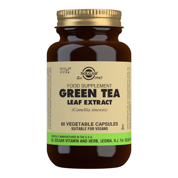 Solgar Green Tea Leaf Extract Veggie Capsules 60