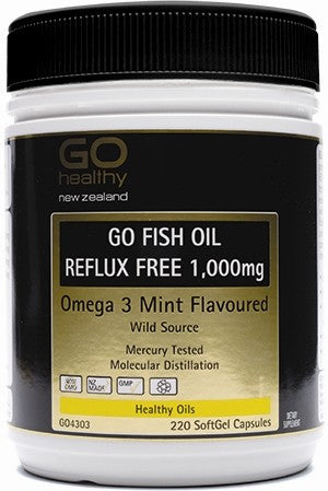 Go Fish Oil 1000mg Reflux Free Vegicaps 220