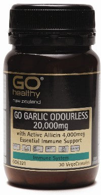 Go Garlic Odourless 20,000mg Vegecaps 30