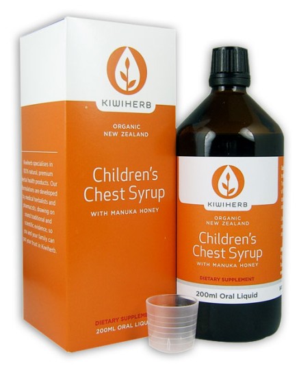 Kiwiherb Child Chest Syrup With Manuka Honey 200ml