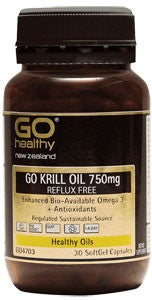 Go Krill Oil 750mg Capsules 30