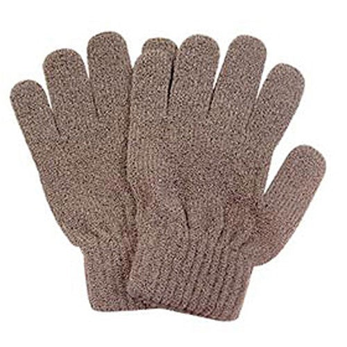 Manicare Exfoliating Gloves - Mocha Brown