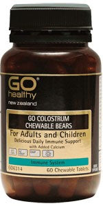 Go Colostrum Chewy Bears 60
