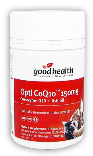Good Health Opti CoQ10 150mg + Fish Oil Capsules 30
