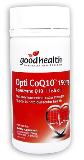 Good Health Opti CoQ10 150mg + Fish Oil Capsules 60
