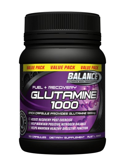 Balance Glutamine 1000 Capsules 150