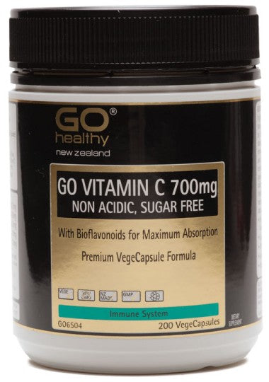 Go Vitamin C 700mg VegeCapsules 200