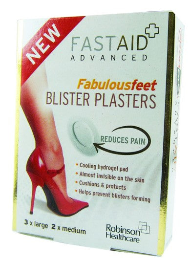 Fast Aid Advance Fabulous Feet Blister Plasters - Pack of 5