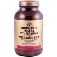 Solgar Brewer's Yeast with Vitamin B12 Tablets 250