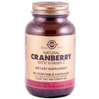 Solgar Natural Cranberry with Vitamin C Veggie Caps 60