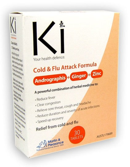 Ki Cold and Flu Attack Formula Tablets 30