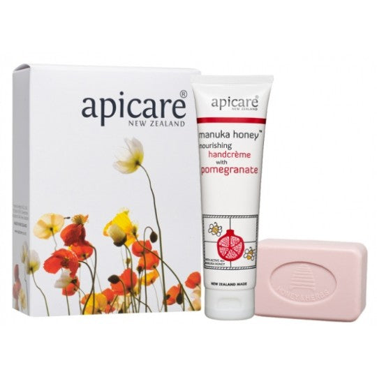 Apicare Pomegranate Handcreme & Soap Gift Box