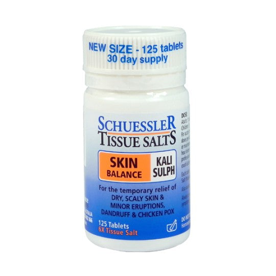 Schuessler Tissue Salt Kali-Sulph Skin Balance Tablets 125