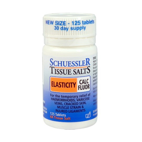 Schuessler Tissue Salt Calc-Fluor Elasticity Tablets 125