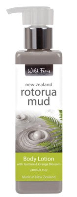 Wild Ferns Rotorua Mud Body Lotion with Jasmin & Orange Blossom 230ml